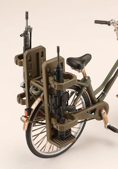 リトルアーモリー「通学自転車(指定防衛校用)」をディテールアップ