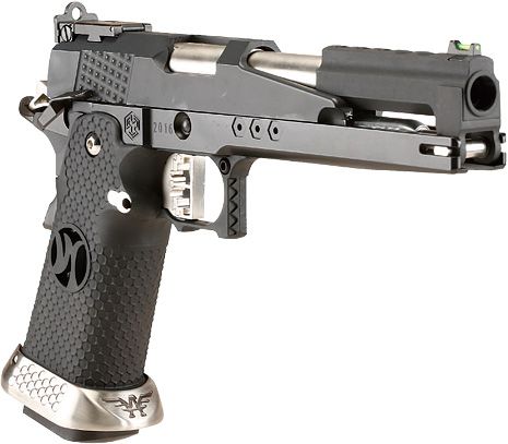 レースガン仕様のカスタムハイキャパ「Hi-Capa5.1レースガン&Razor ポッキリ価格セール 超ド派手!! WA ハイキャパ レースガンカスタム ガスブローバック C トイガン