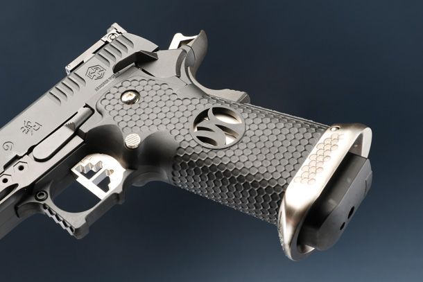 レースガン仕様のカスタムハイキャパ「Hi-Capa5.1レースガン&Razor ポッキリ価格セール 超ド派手!! WA ハイキャパ レースガンカスタム ガスブローバック C トイガン