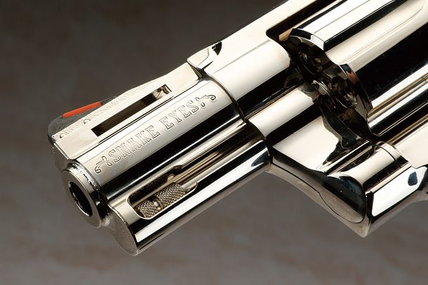 タナカ コルトパイソン スネークアイズ2.5インチ “R-model”ニッケルフィニッシュモデルガン