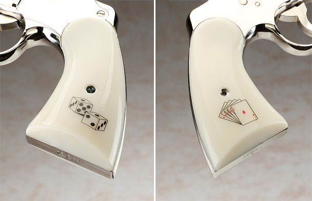 タナカ コルトパイソン スネークアイズ2.5インチ “R-model”ニッケルフィニッシュモデルガン