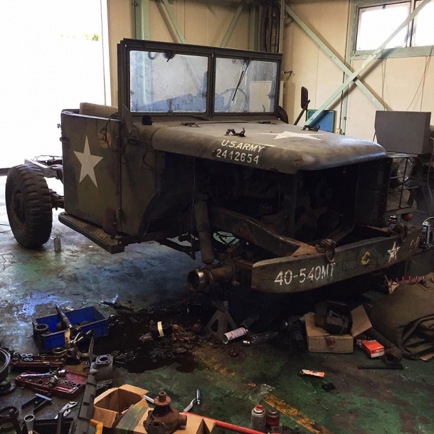 軍用車 ダッジm37 レストア現場を取材 かざりのフォト日記 ニュース アームズマガジンウェブ