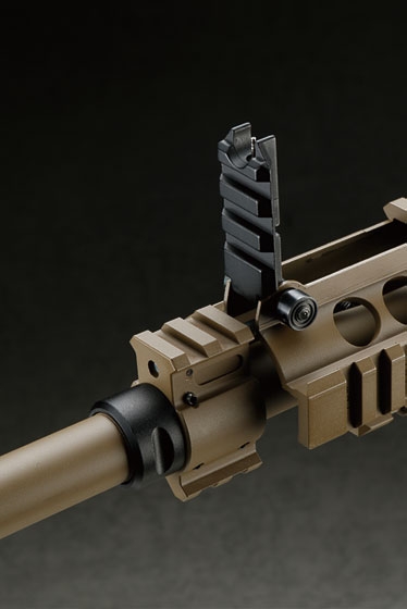 E&C KAC M110 SASS 電子トリガー搭載電動ガンデザートカラー