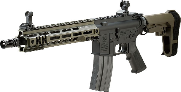 【シャー】 M4 MWS Geissele MK4 FBI HRT GBB Rifle Cx7D0-m53069483728 ホビー・グ