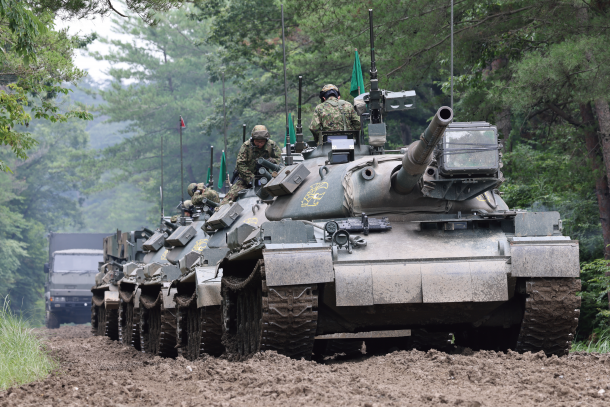 陸上自衛隊】退役迫る74式戦車、その威容──中部方面戦車射撃競技会 